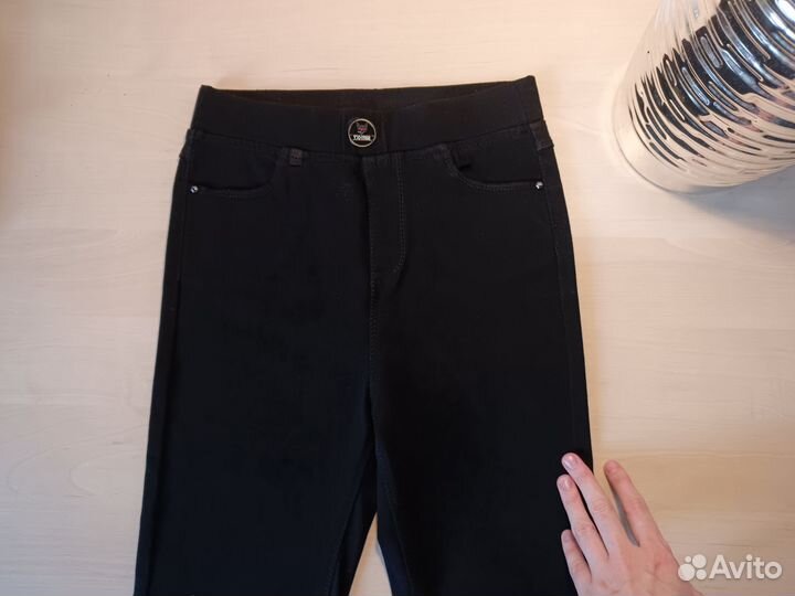 Джинсы скини черные