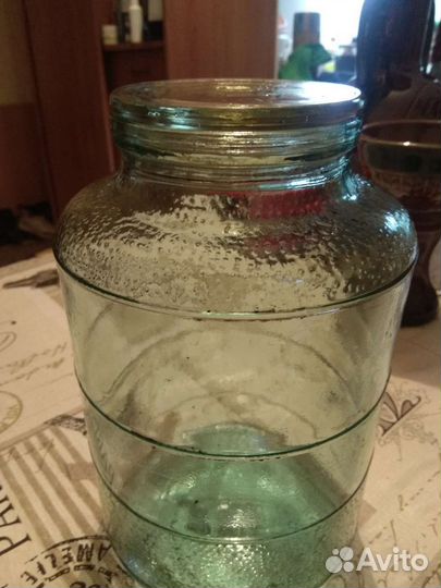 Банка времен СССР для сыпучих веществ