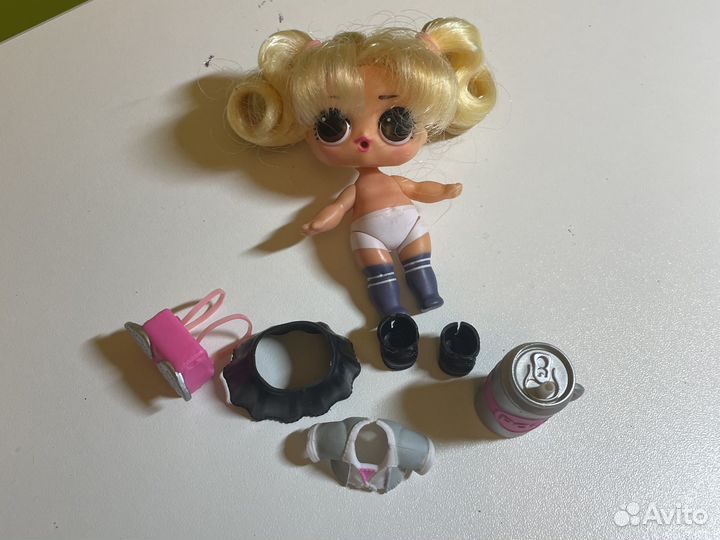Кукла лол с волосами