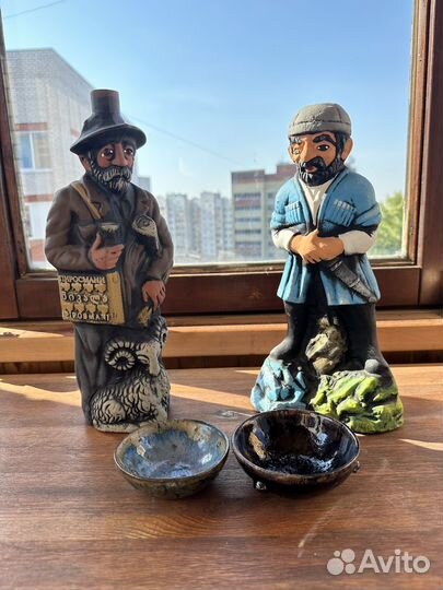 Кувшин 35 см глинняный из Грузии для вина