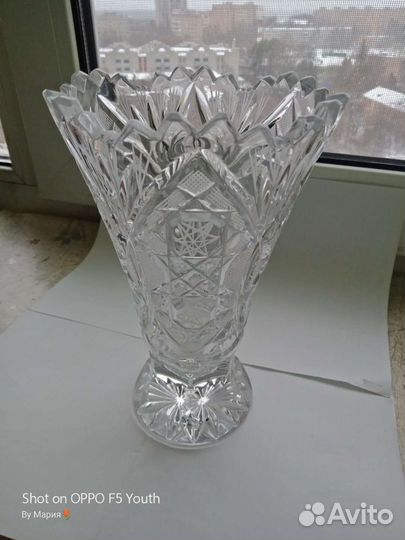 Вазы из хрусталя,винтаж СССР