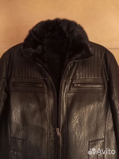 Дубленка натуральная мужская 50 размер