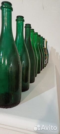 Бутылка из сахарного стекла