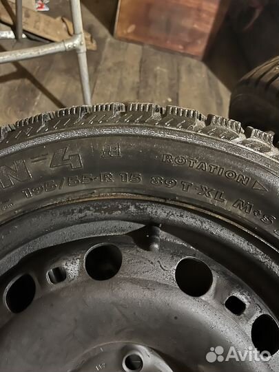 Штампы r 15 5x100 с резиной