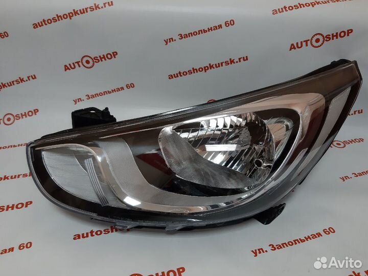 Фара передняя Хендай Солярис Solaris Фонари птф