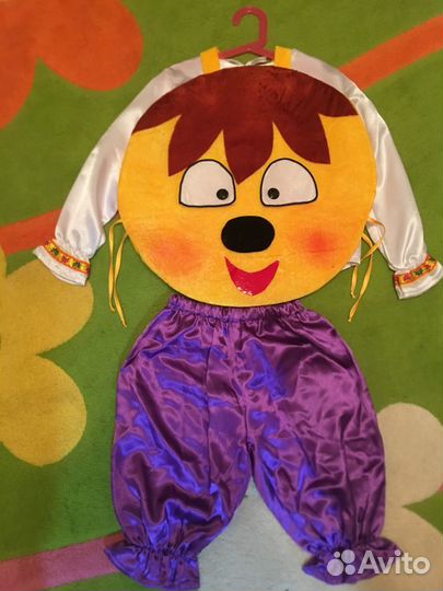 Карнавальный костюм колобок 5-8 лет