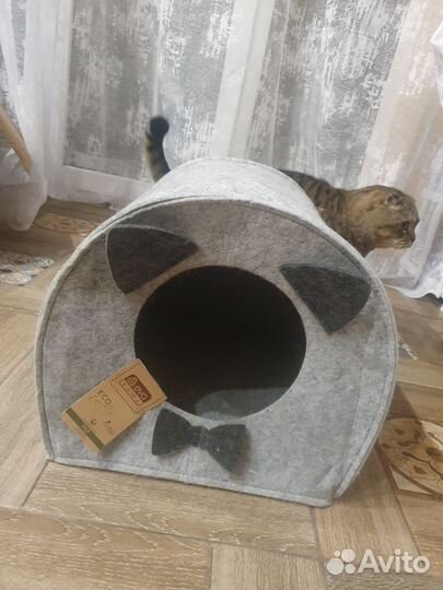 Домик для кошки из войлока