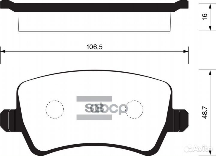 Колодки тормозные дисковые SP2286 Sangsin brake