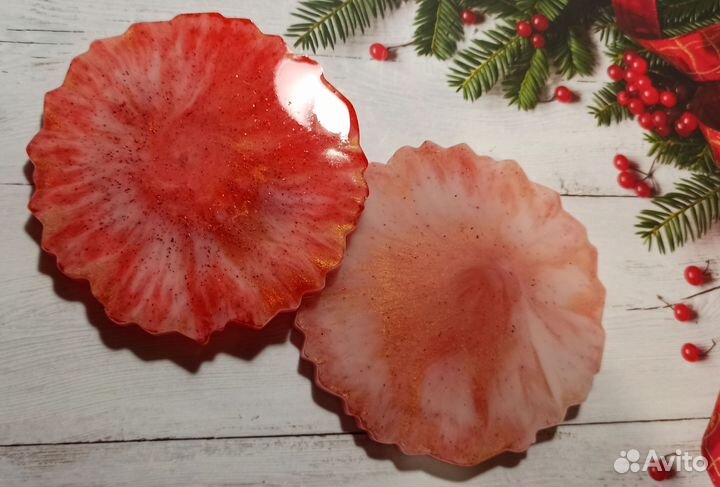 Новогодние подарки ручной работы из эпоксидки