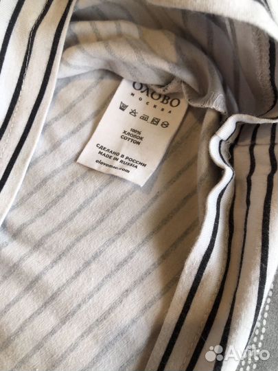 Майка с длинным рукавом Олово