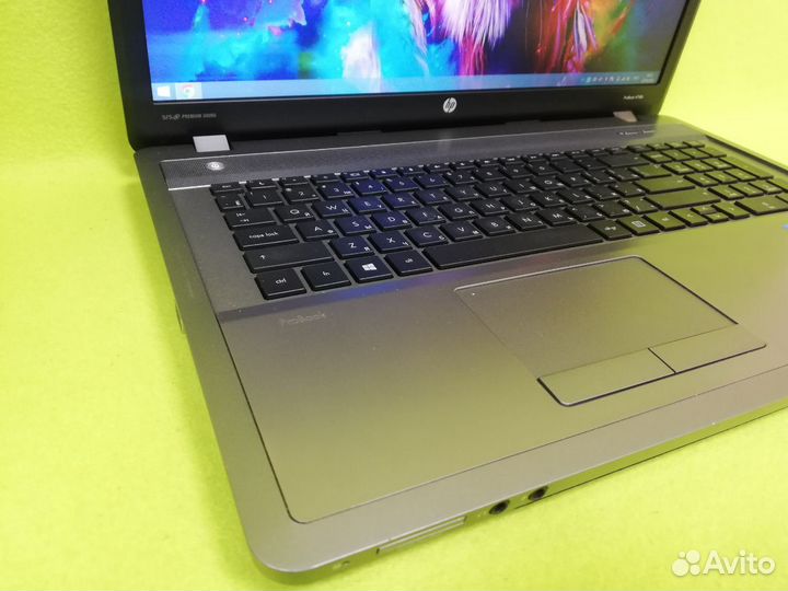 Игровой ноутбук HP ProBook Windows/ssd/i5 4 ядра