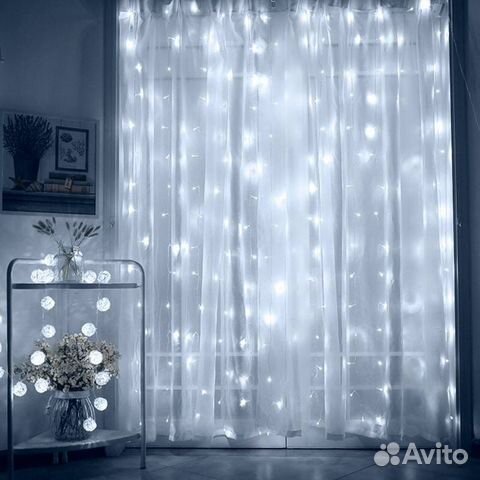 Гирлянда штора
