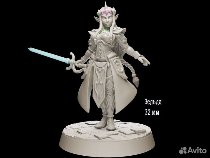 Миниатюры по Зельде для DnD и прочих нри