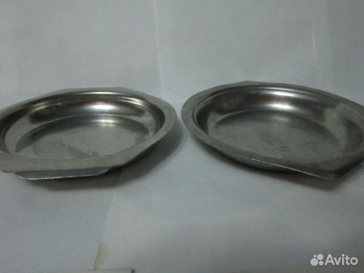 Тарелка б/у из нержавейки (СССР)