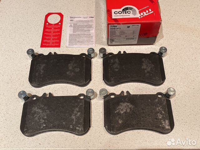 Колодки передние Mercedes TRW GDB1972 оригинал