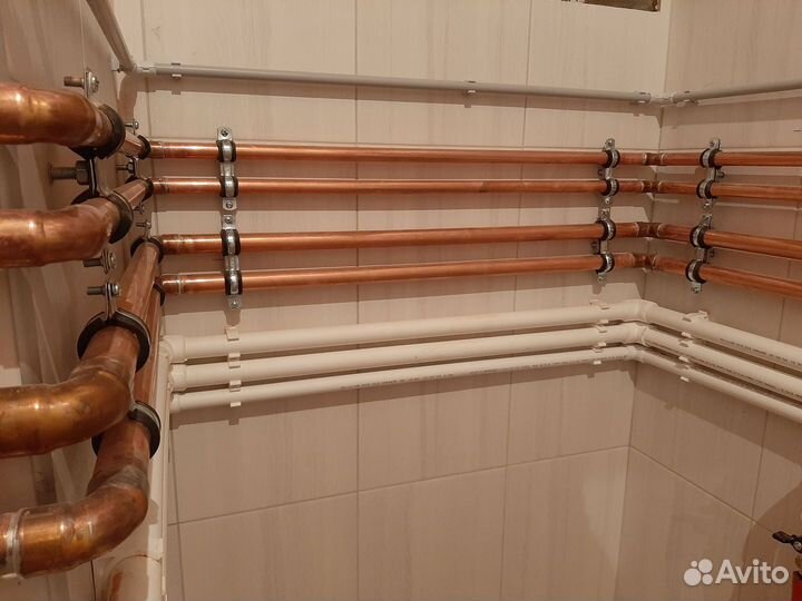 Монтаж отопления / Водоснабжения в частных домах