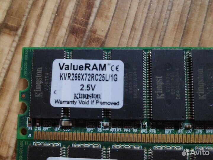 Оперативная память kvr266x72rc25l/1g