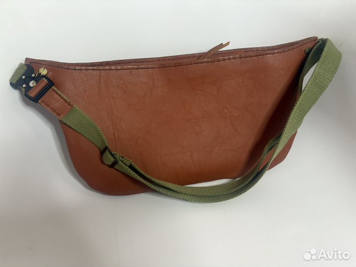 Мужская кожаная сумка ручной работы