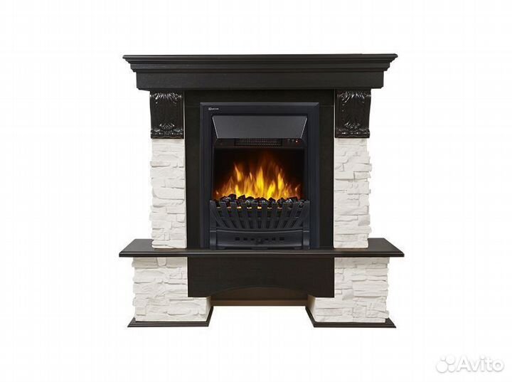 Портал Firelight Pietra Classic камень, шпон венге