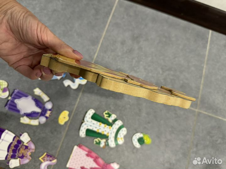 Магнитная одень куклу принцессу