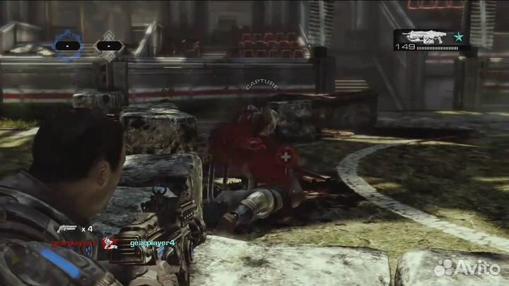 Gears of War 3 xbox 360 без обложки рус.суб. б\у