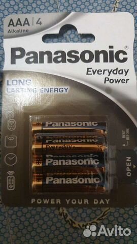 Батарейки мизиньчиковые Panasonic ааа