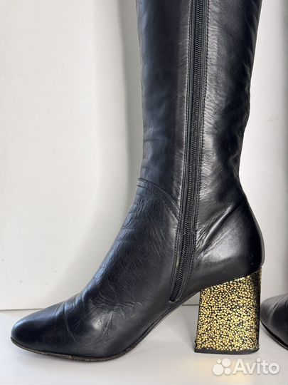 Оригинальные демисезонные сапоги Emporio Armani