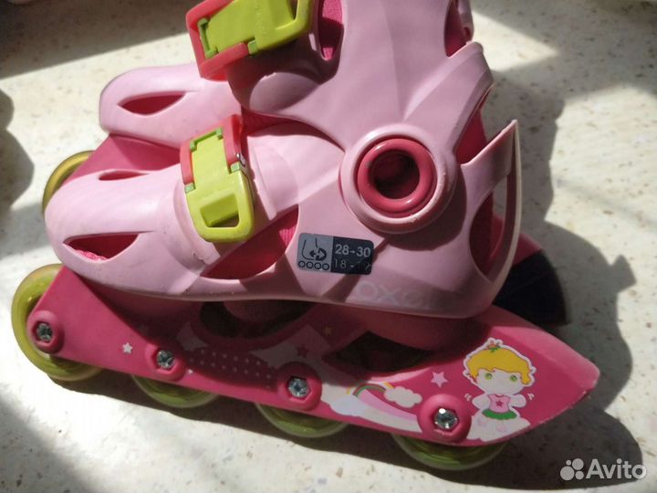 Роликовые коньки детские раздвижные