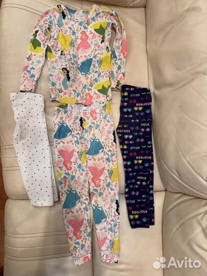 Пижама Gap + 2 леггинсов H&M и Carter's