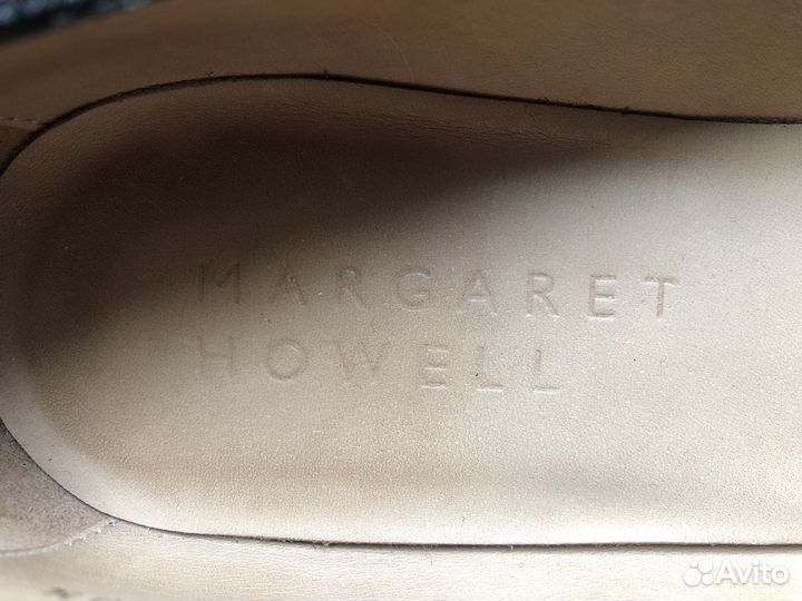 Margaret Howell, замшевые туфли