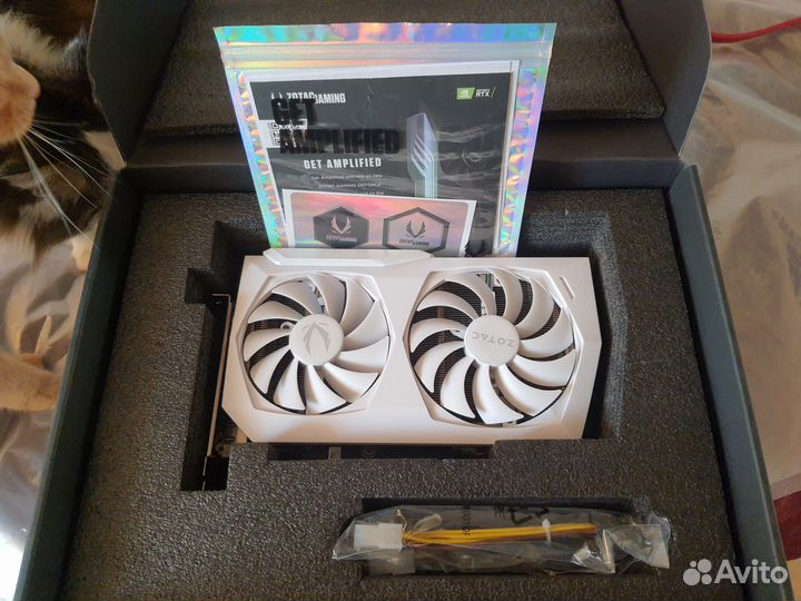 Видеокарта zotac gaming RTX 3060 Ti White 8GB (Бел