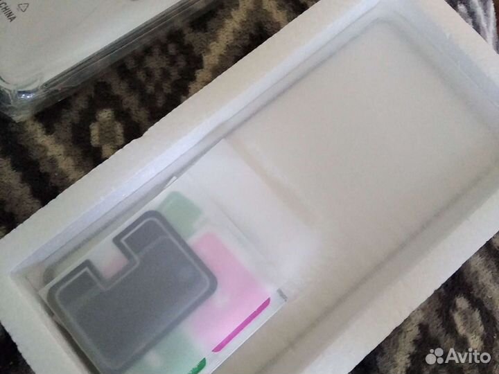 Чехол силиконовый + защитное стекло. Honor10X Lite