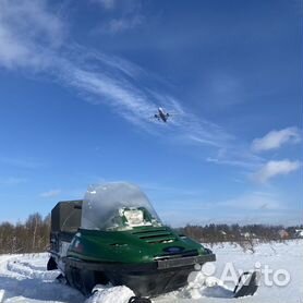 Когда у отца руки золотые - Самодельный детский снегоход из снегоката и газонокосилки