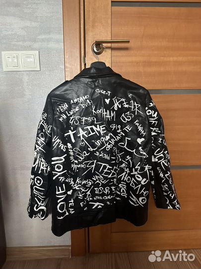 Куртка кожаная женская демисезонная