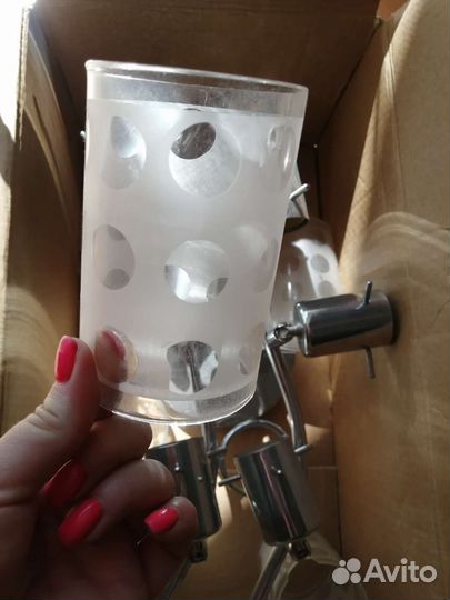 Светильник потолочный, 6 плафонов