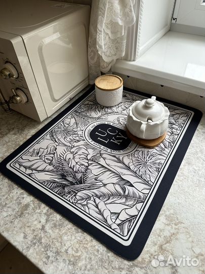 Впитывающйи коврик для сушки посуды