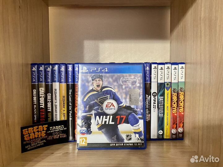 Игры PS4: NHL 17
