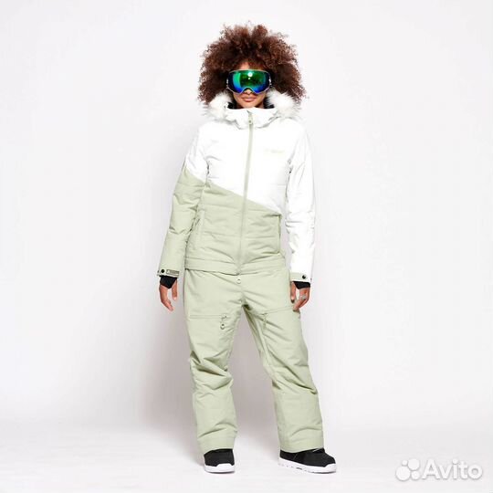 Комбинезон жен oneskee Acclimate Sage Green/White