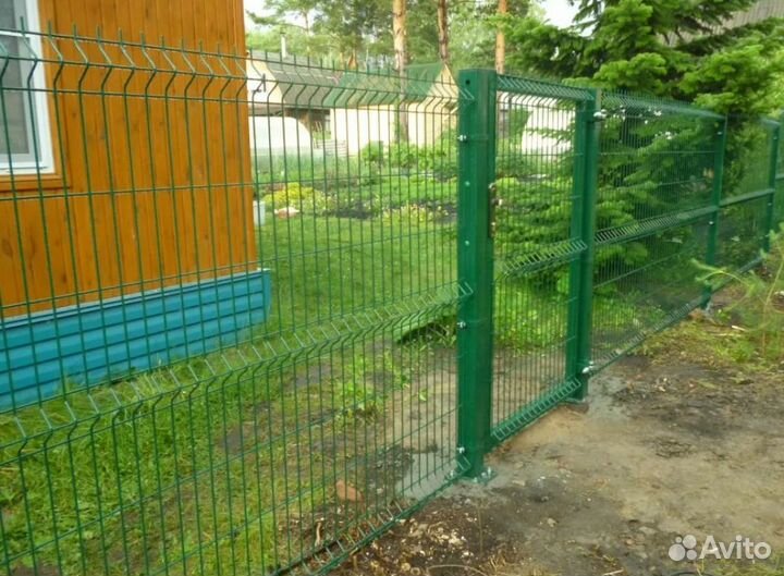 Забор из 3D сетки быстро под ключ