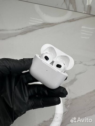 Беспроводные наушники airpods 3 premium + чехол