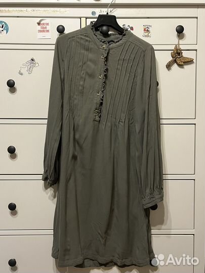 Платье хаки marks&spencer