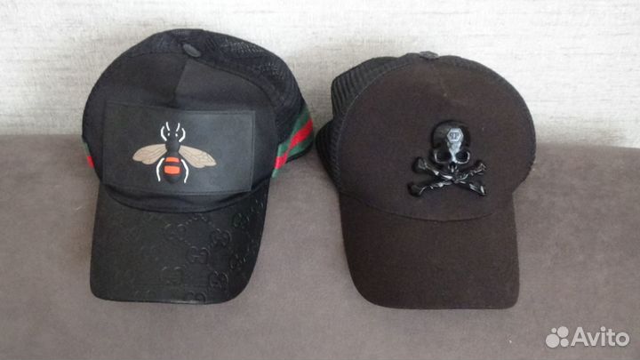 Бейсболка мужская черная