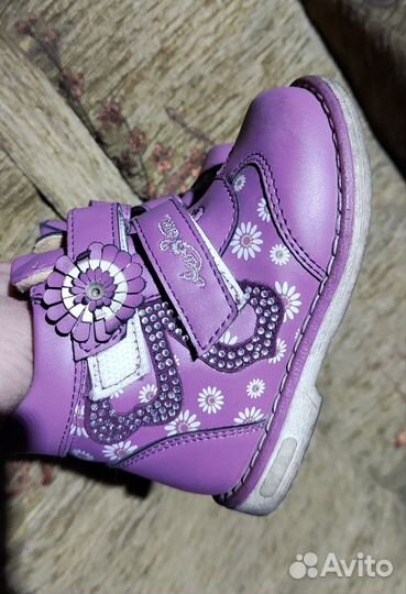 Ботинки демисезонные для девочки 21 размер