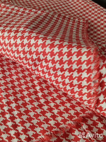 309-45-В) СССР Ткань Отрез. Хлопок. Новая 350х88