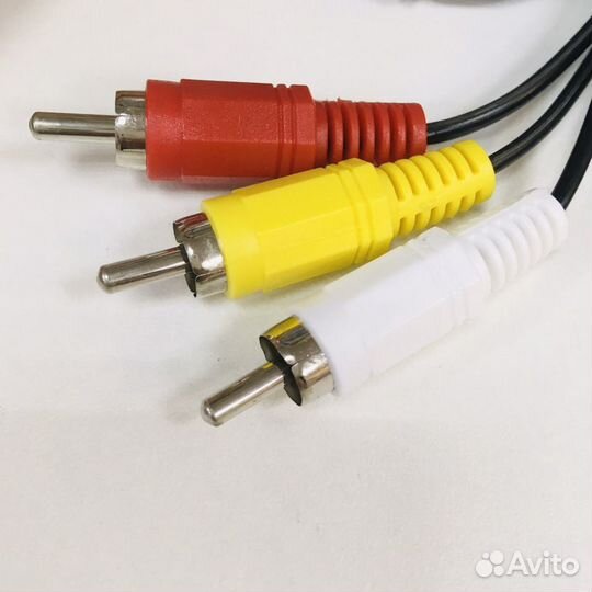 Кабель Jack 3.5 мм - 3xRCA вилка-вилка 1,8 м