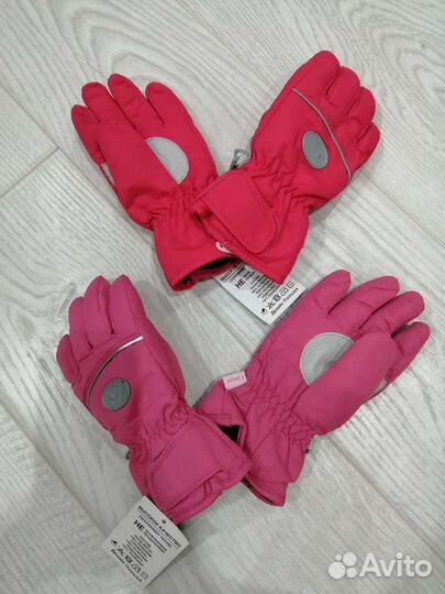 Перчатки-непромокашки новые на 6-8 лет