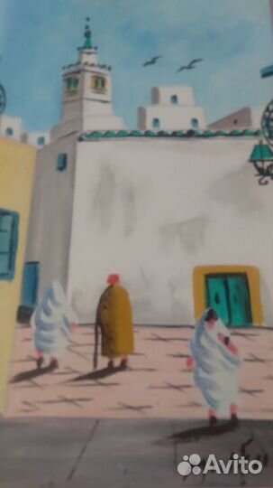 Картина из Туниса Медина 30*40