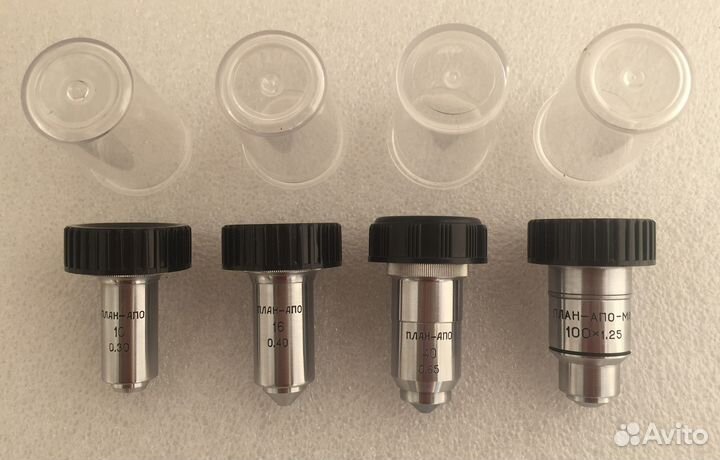 Объективы и окуляры к биологическим микроскопам