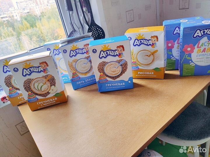 Детские смесь и каша