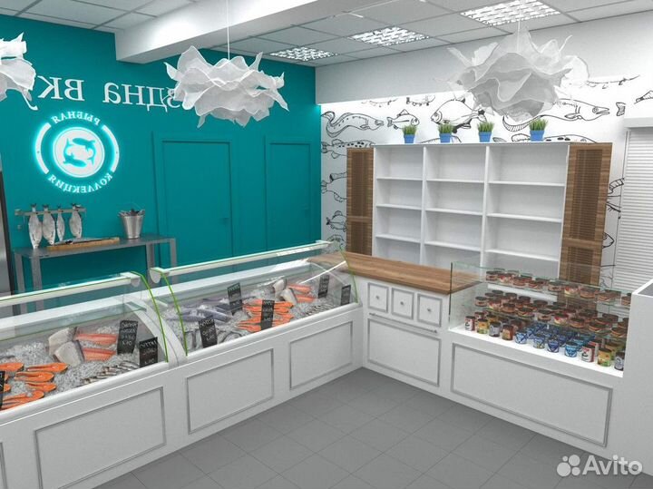 Продам готовый бизнес рыбный магазин Fish Haven